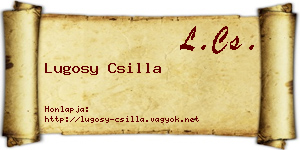 Lugosy Csilla névjegykártya